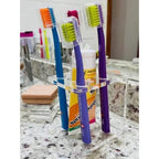 Suporte Para Escova e Creme Dental de Acrílico Cristal Porta Escovas