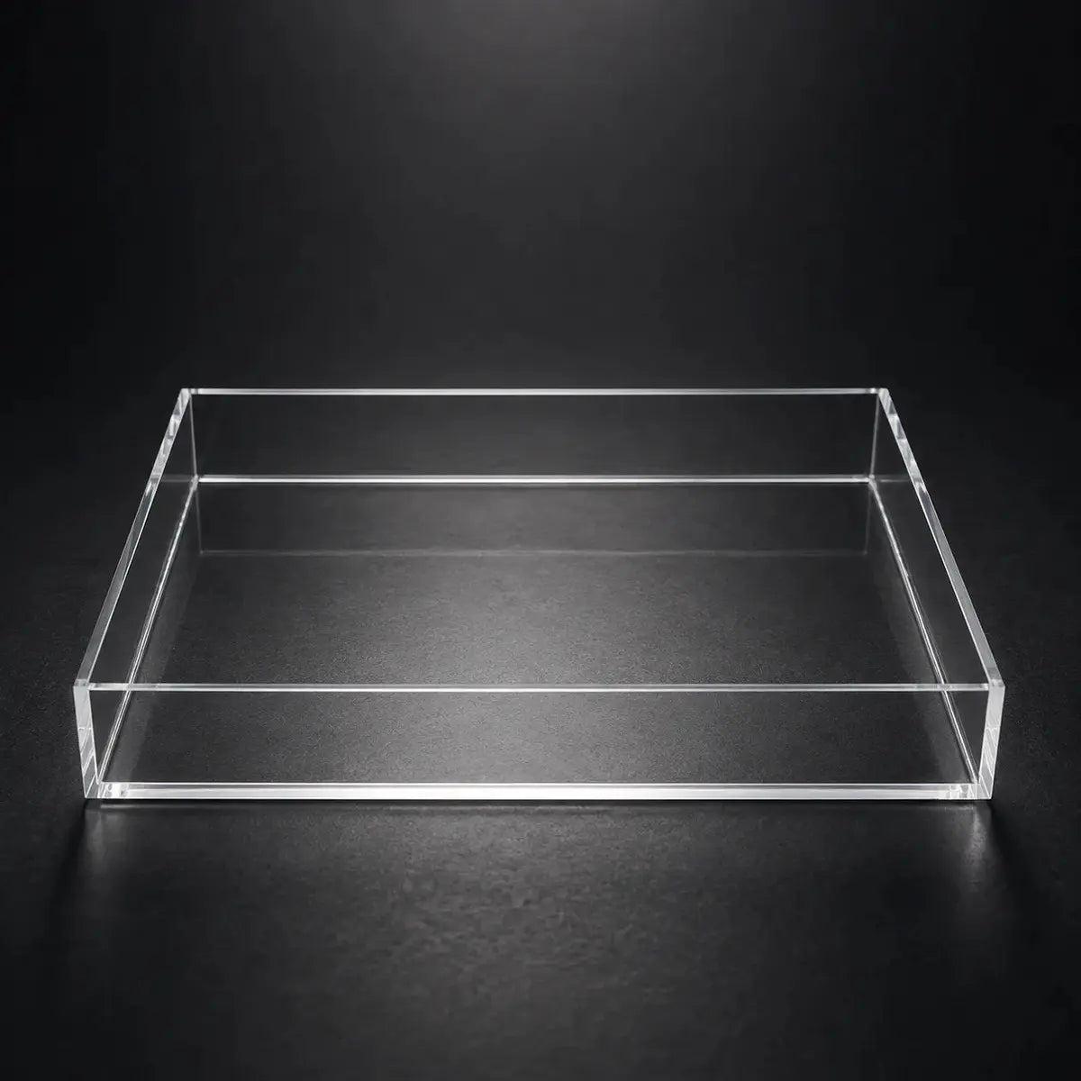 Bandeja Decorativa Transparente Acrílico Para Uso Diversos