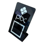 Placa Pix Qr Code Para Pagamentos Balcão Caixa Acrílico L