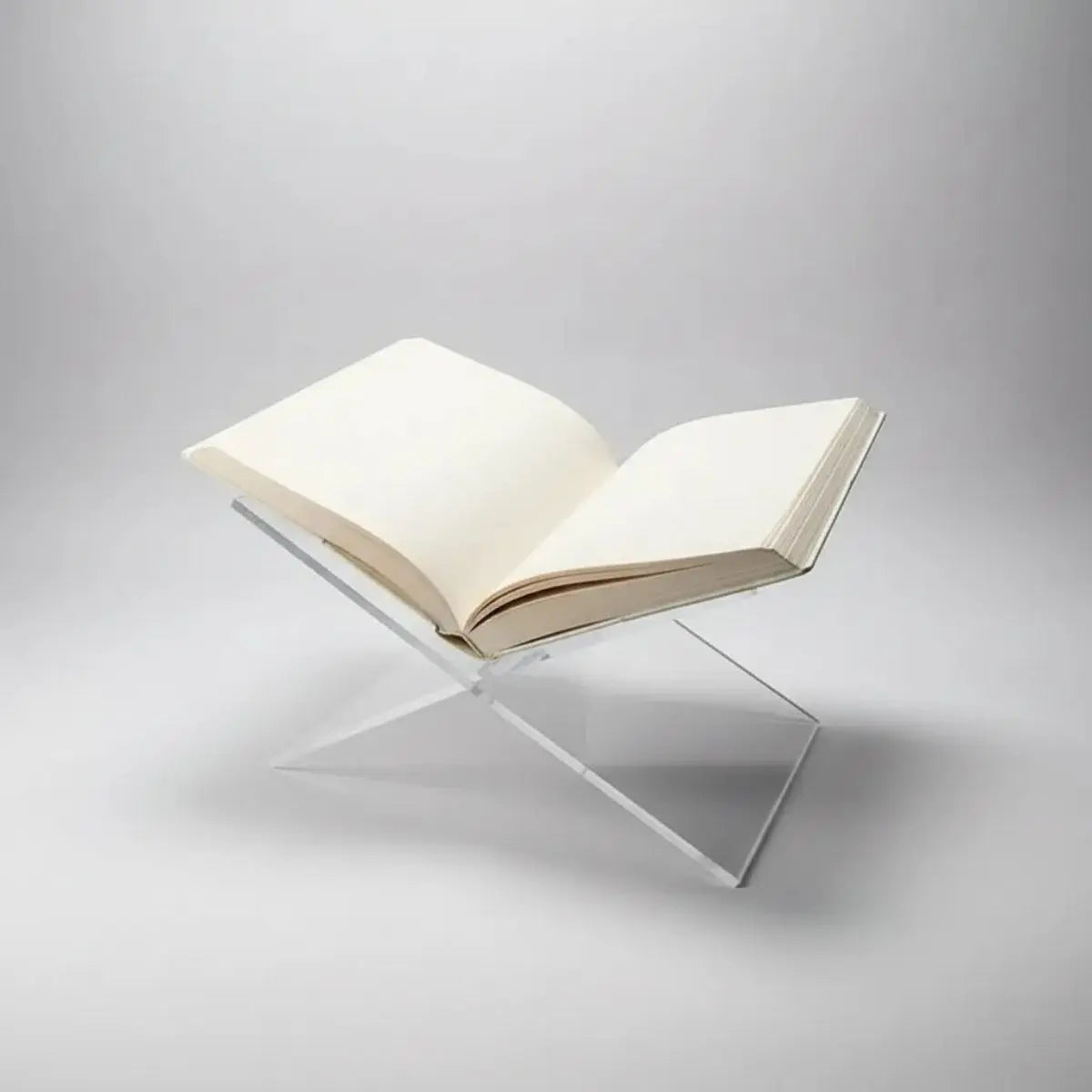 Suporte Bíblia Porta Livros Estudo Leitura Acrílico Cristal de Mesa