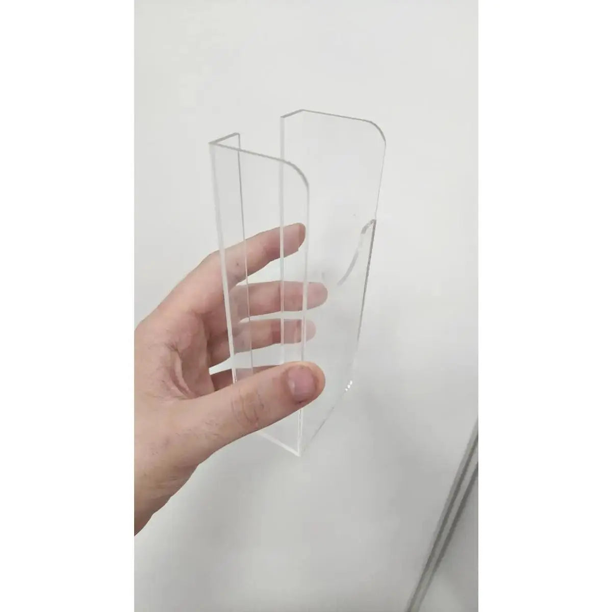 Suporte Elegante Porta Controle Remoto Parede Acrílico