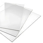 Chapa de Acrílico Transparente Branca Preta Acabamentos Decoração Artesanato 10cm a 50cm