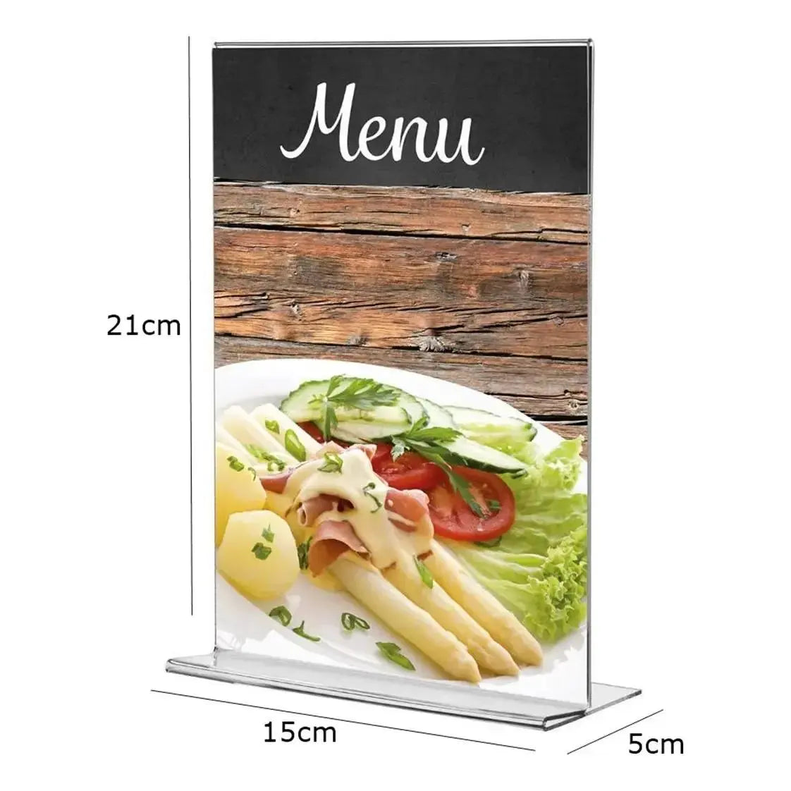 Display T 15x21 A5 Acrílico Premium Balcão (unidade)