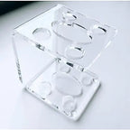 Suporte Para Escova e Creme Dental de Acrílico Cristal Porta Escovas